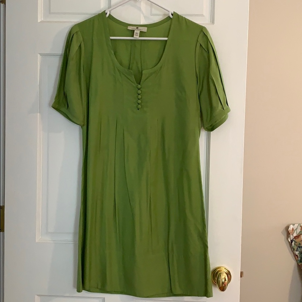 Beautiful lightweight daytime green dress.